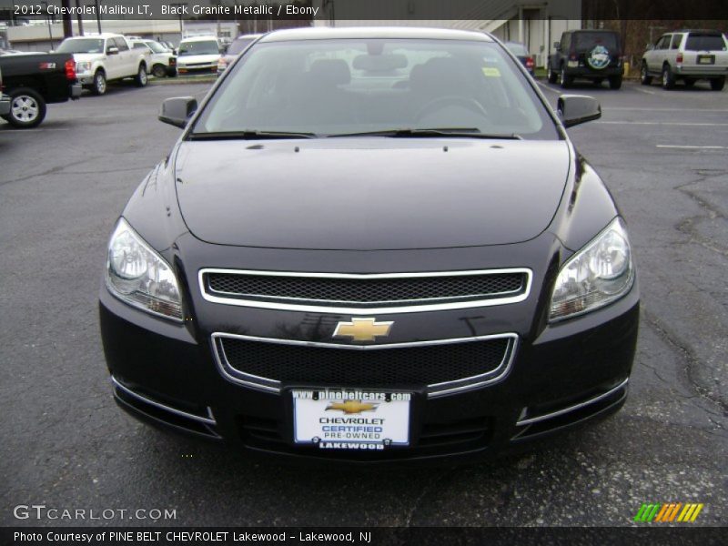 Black Granite Metallic / Ebony 2012 Chevrolet Malibu LT