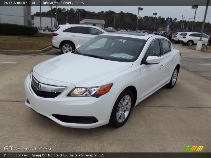 Bellanova White Pearl / Ebony 2013 Acura ILX 2.0L