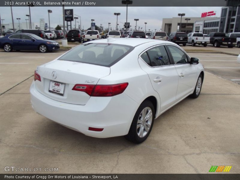 Bellanova White Pearl / Ebony 2013 Acura ILX 2.0L