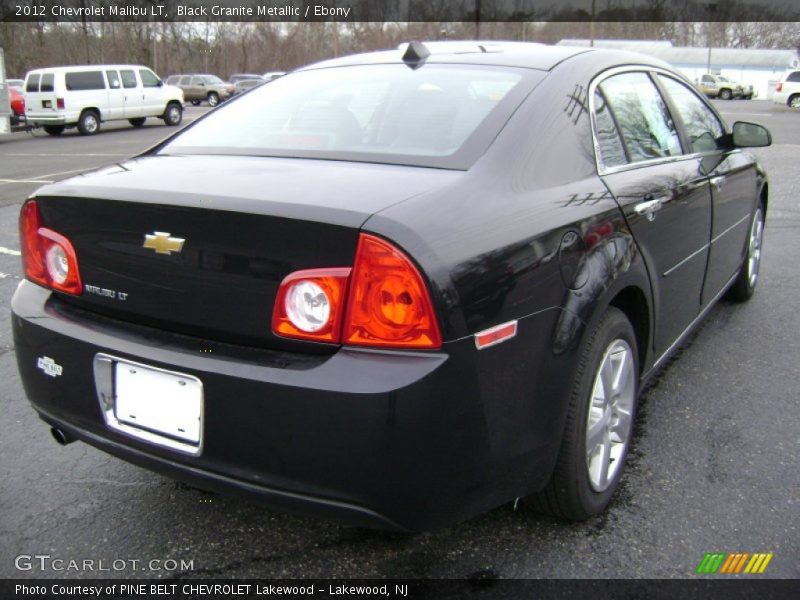 Black Granite Metallic / Ebony 2012 Chevrolet Malibu LT