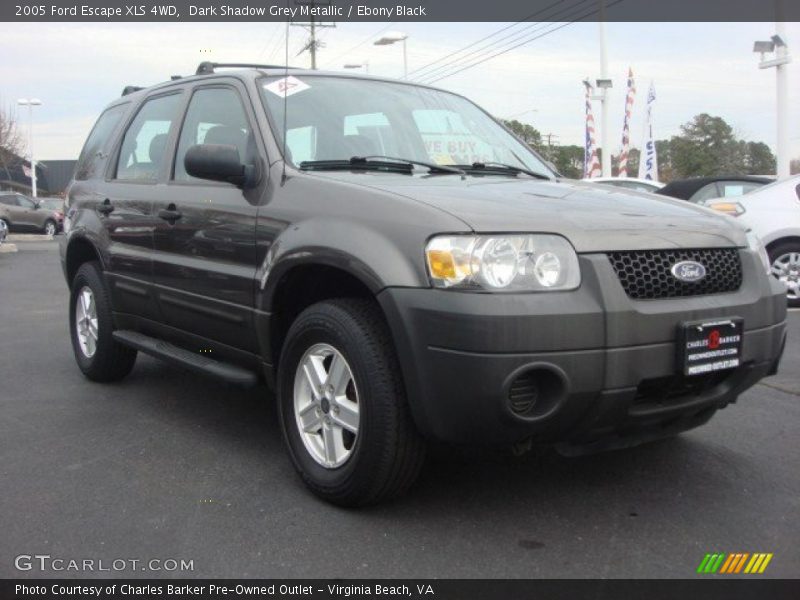 Dark Shadow Grey Metallic / Ebony Black 2005 Ford Escape XLS 4WD