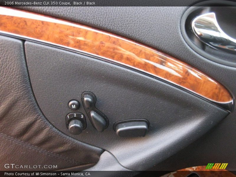 Black / Black 2006 Mercedes-Benz CLK 350 Coupe