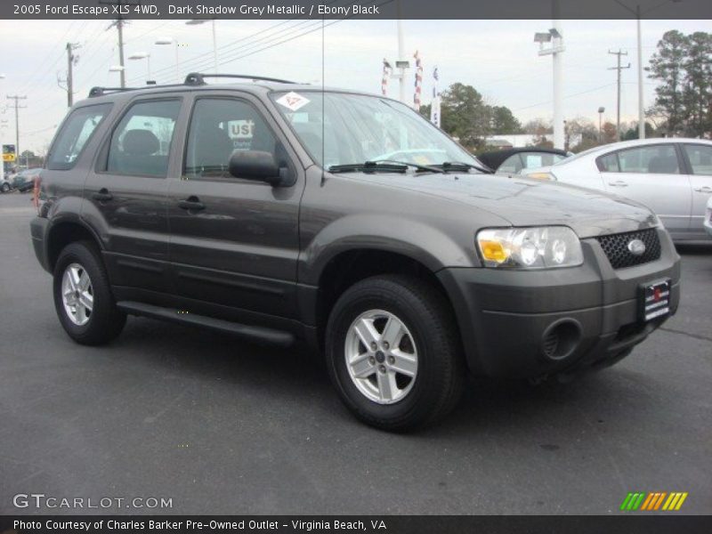 Dark Shadow Grey Metallic / Ebony Black 2005 Ford Escape XLS 4WD