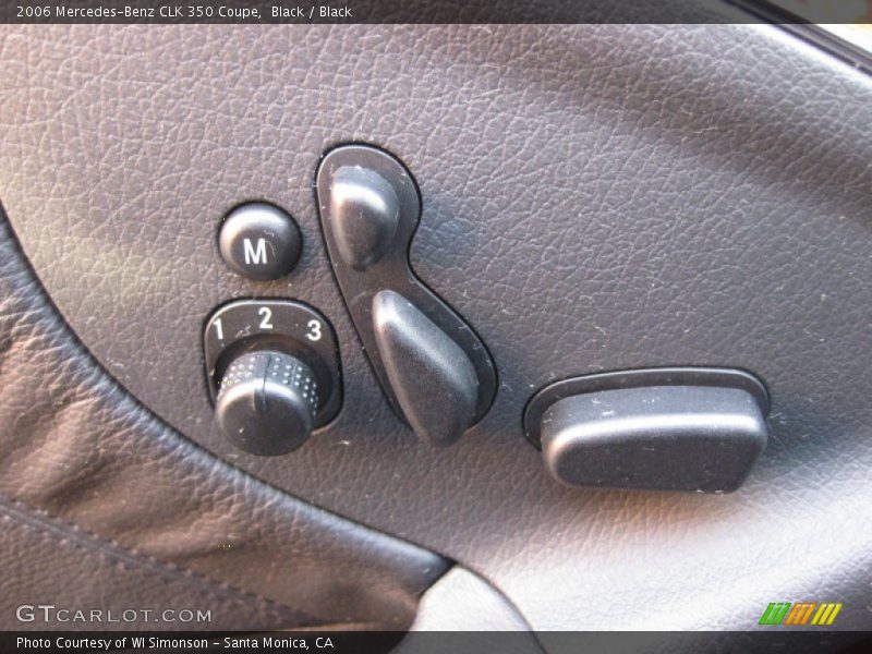 Black / Black 2006 Mercedes-Benz CLK 350 Coupe