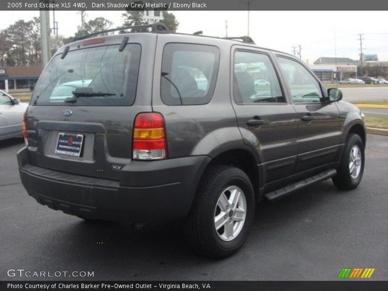 Dark Shadow Grey Metallic / Ebony Black 2005 Ford Escape XLS 4WD