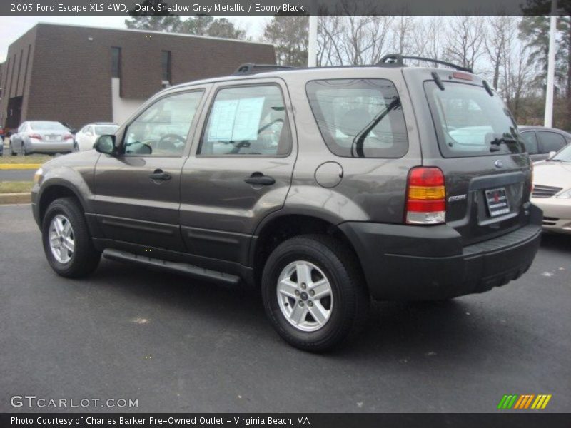 Dark Shadow Grey Metallic / Ebony Black 2005 Ford Escape XLS 4WD