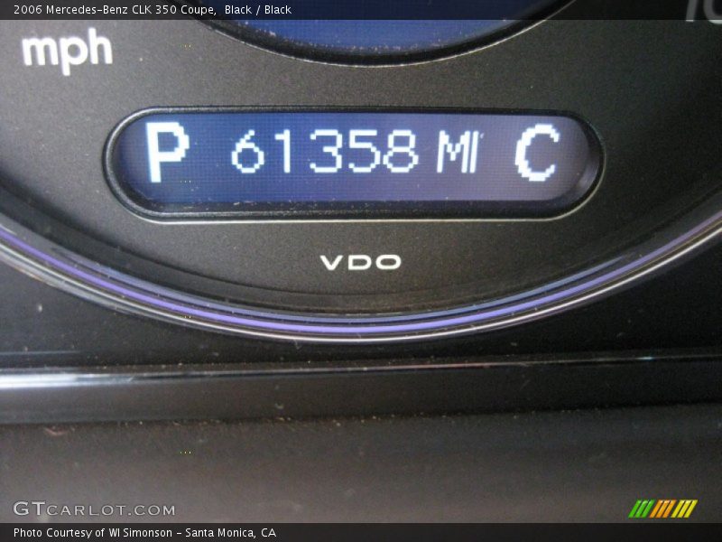 Black / Black 2006 Mercedes-Benz CLK 350 Coupe