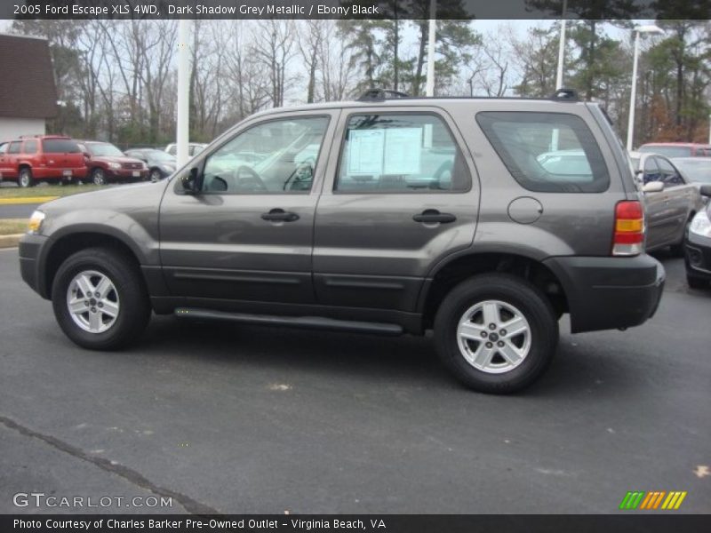 Dark Shadow Grey Metallic / Ebony Black 2005 Ford Escape XLS 4WD