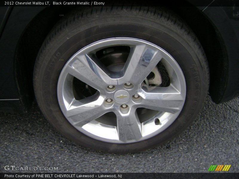 Black Granite Metallic / Ebony 2012 Chevrolet Malibu LT