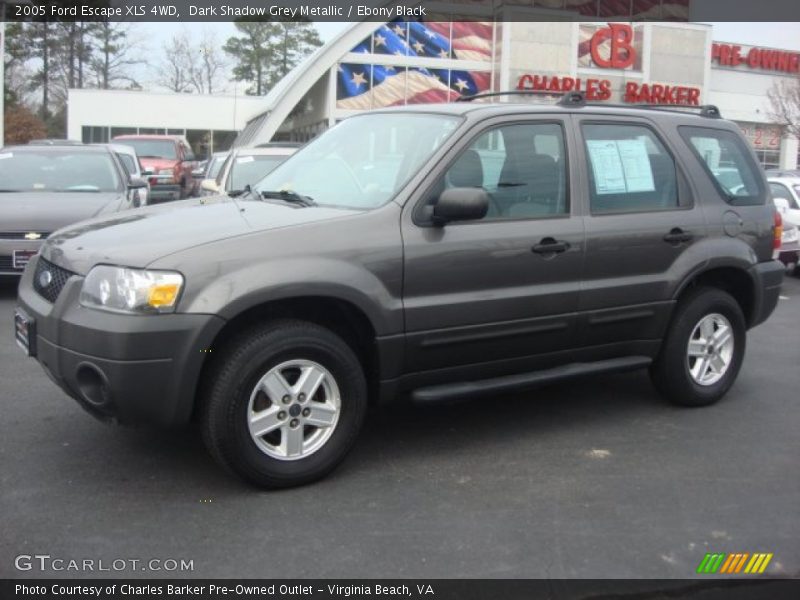 Dark Shadow Grey Metallic / Ebony Black 2005 Ford Escape XLS 4WD