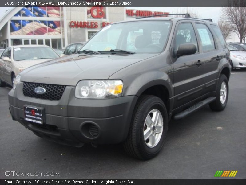Dark Shadow Grey Metallic / Ebony Black 2005 Ford Escape XLS 4WD