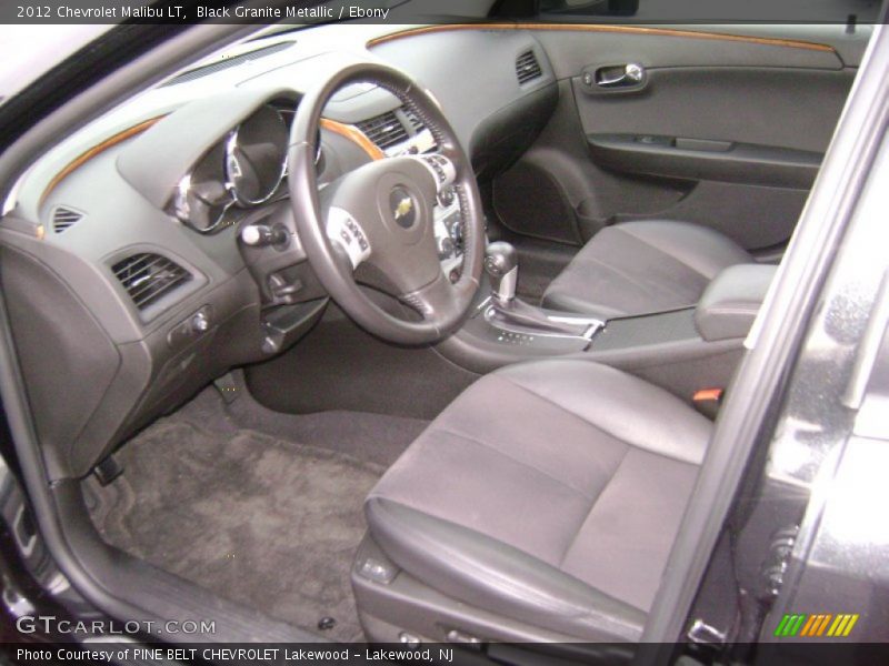 Black Granite Metallic / Ebony 2012 Chevrolet Malibu LT