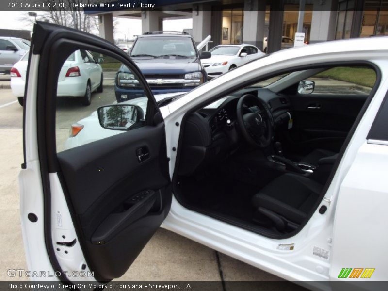 Bellanova White Pearl / Ebony 2013 Acura ILX 2.0L