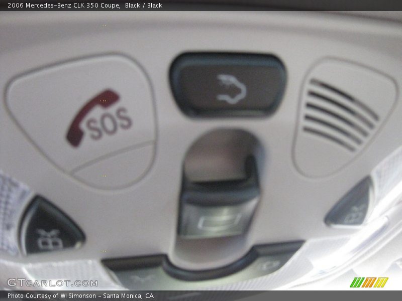 Black / Black 2006 Mercedes-Benz CLK 350 Coupe
