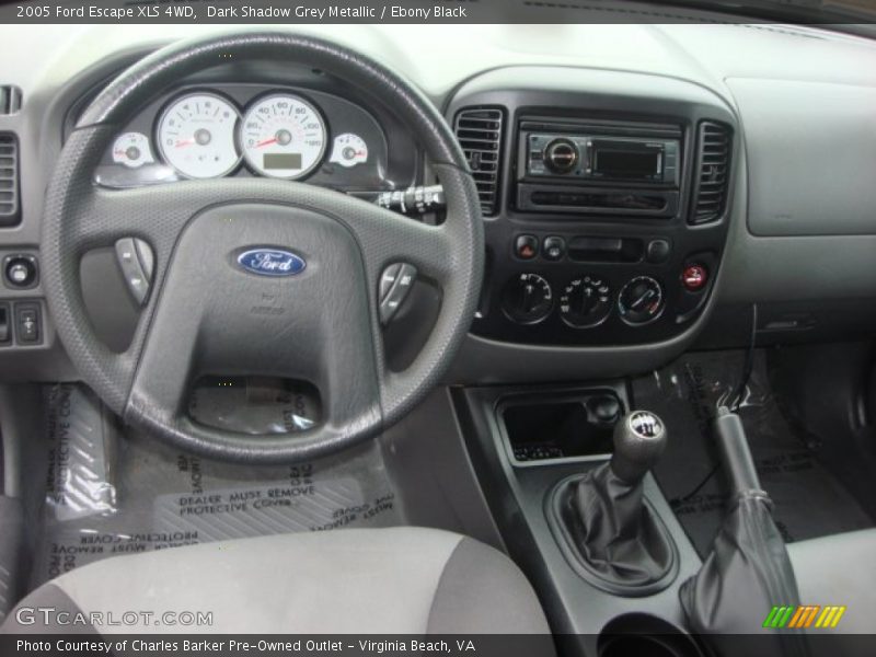 Dark Shadow Grey Metallic / Ebony Black 2005 Ford Escape XLS 4WD