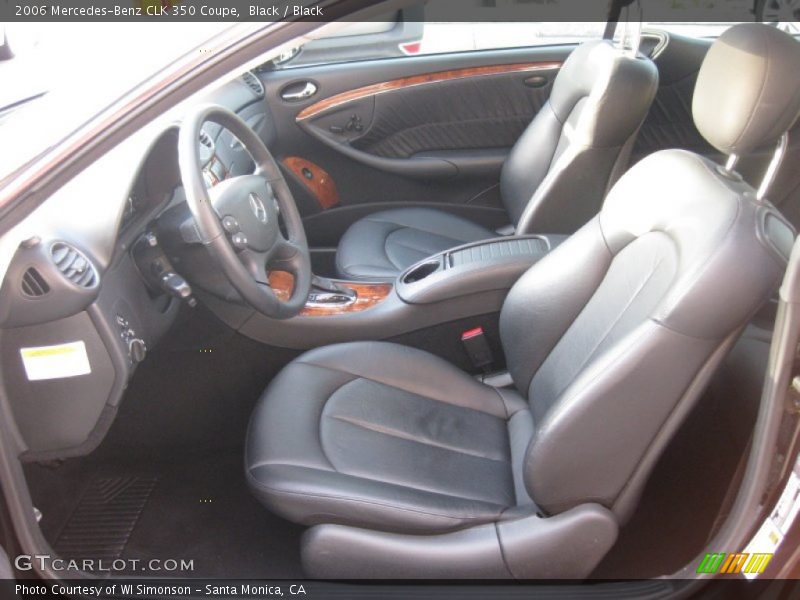 Black / Black 2006 Mercedes-Benz CLK 350 Coupe