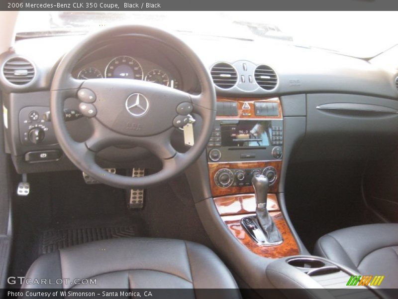 Black / Black 2006 Mercedes-Benz CLK 350 Coupe