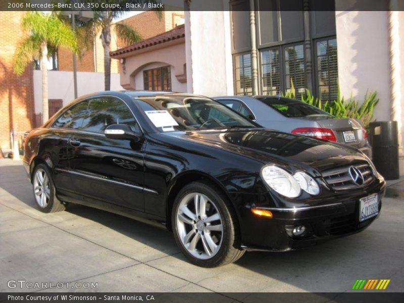 Black / Black 2006 Mercedes-Benz CLK 350 Coupe