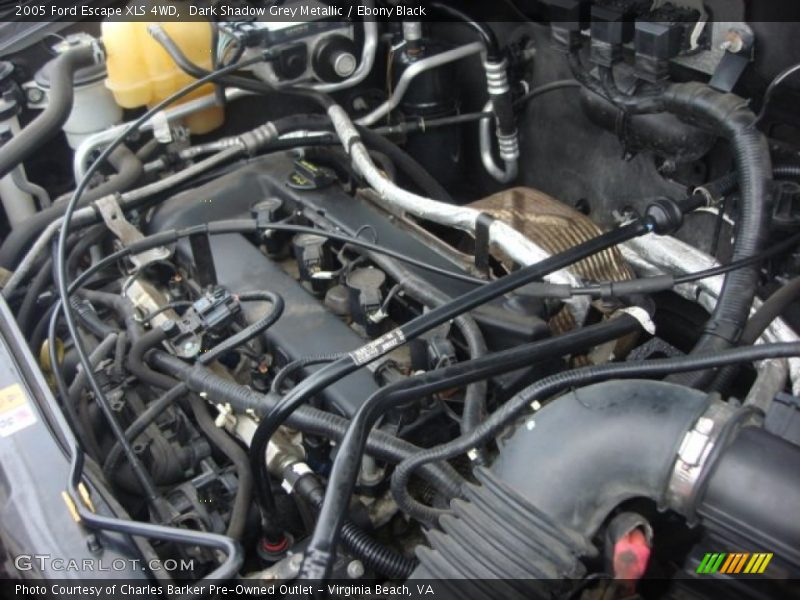 Dark Shadow Grey Metallic / Ebony Black 2005 Ford Escape XLS 4WD