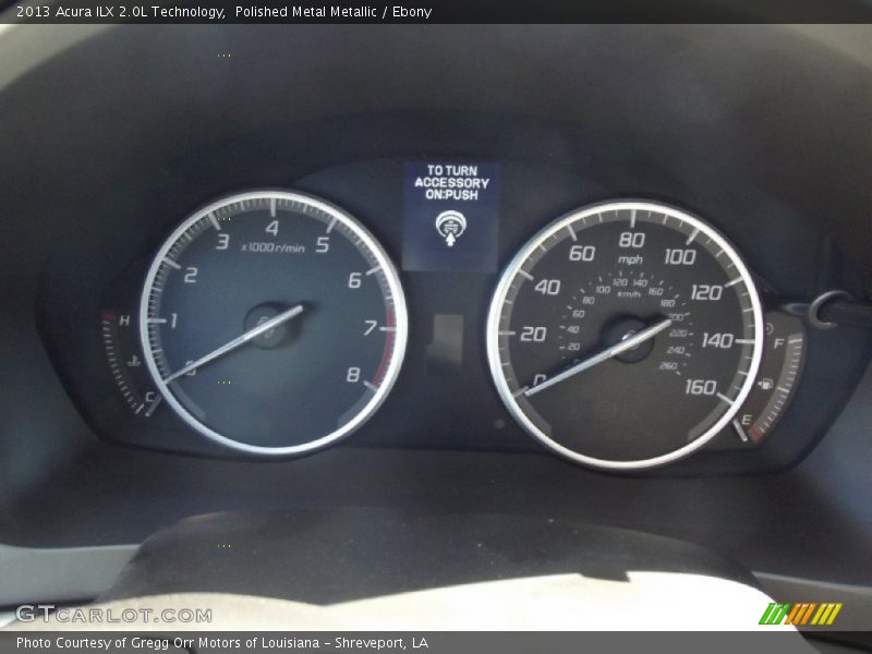 Polished Metal Metallic / Ebony 2013 Acura ILX 2.0L Technology