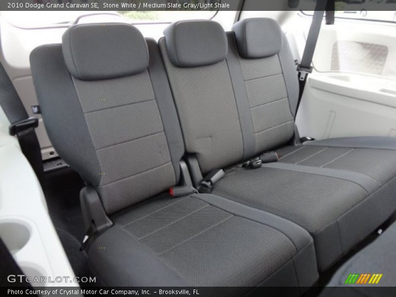 Stone White / Medium Slate Gray/Light Shale 2010 Dodge Grand Caravan SE