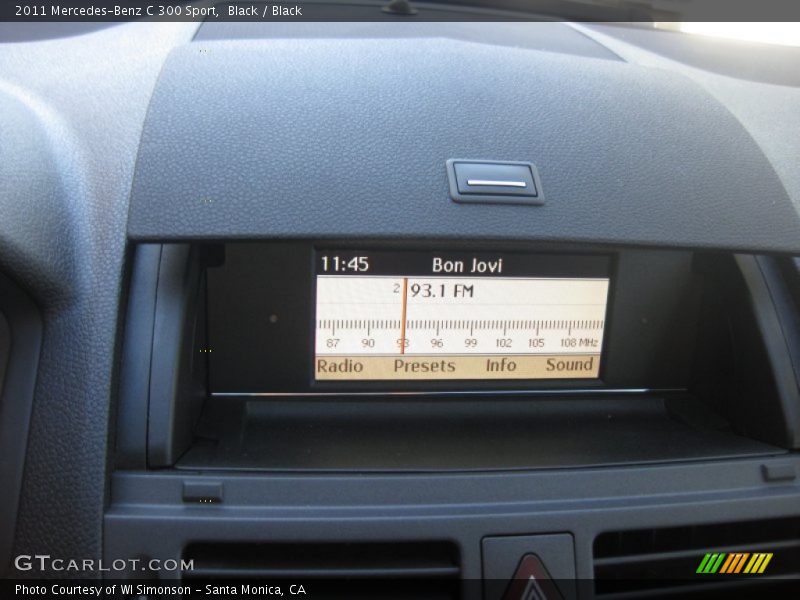 Black / Black 2011 Mercedes-Benz C 300 Sport