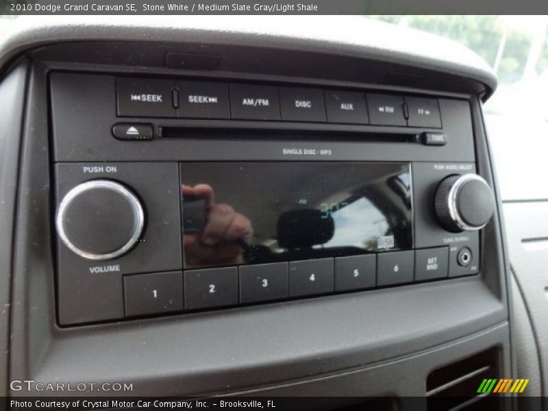 Stone White / Medium Slate Gray/Light Shale 2010 Dodge Grand Caravan SE