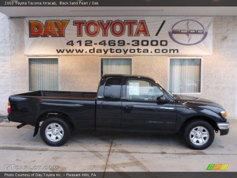 Black Sand Pearl / Oak 2003 Toyota Tacoma Xtracab