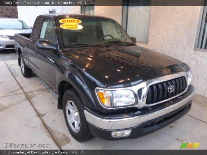 Black Sand Pearl / Oak 2003 Toyota Tacoma Xtracab