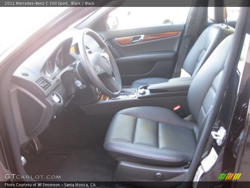 Black / Black 2011 Mercedes-Benz C 300 Sport