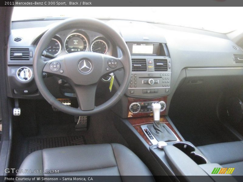 Black / Black 2011 Mercedes-Benz C 300 Sport