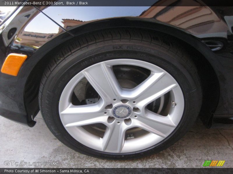 Black / Black 2011 Mercedes-Benz C 300 Sport