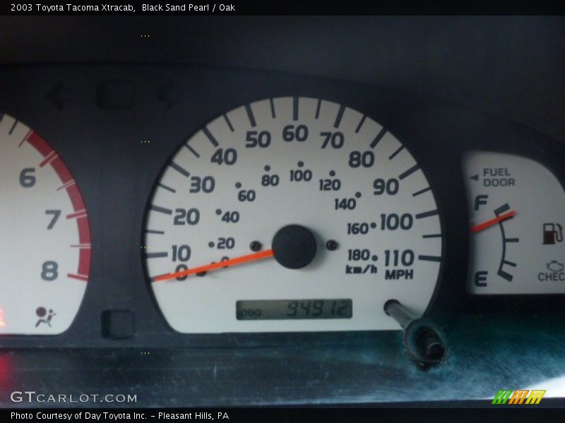 Black Sand Pearl / Oak 2003 Toyota Tacoma Xtracab