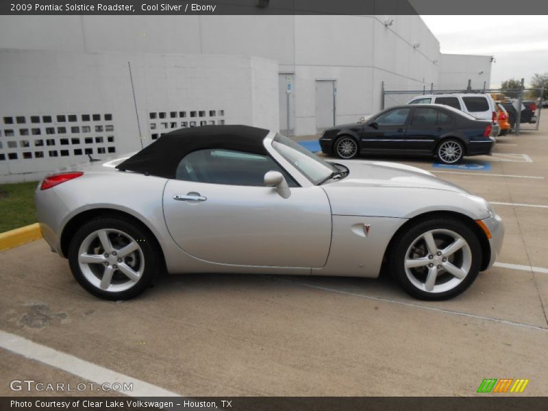 Cool Silver / Ebony 2009 Pontiac Solstice Roadster