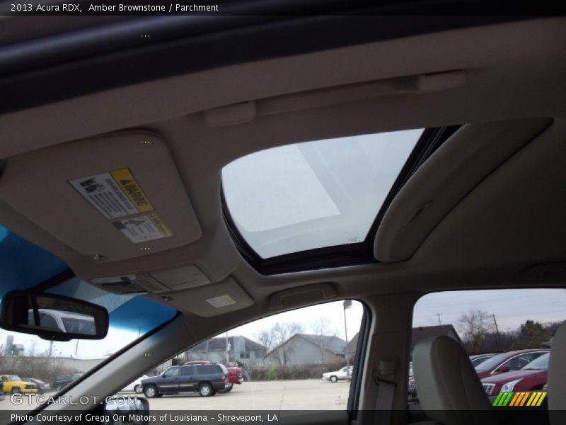 Amber Brownstone / Parchment 2013 Acura RDX