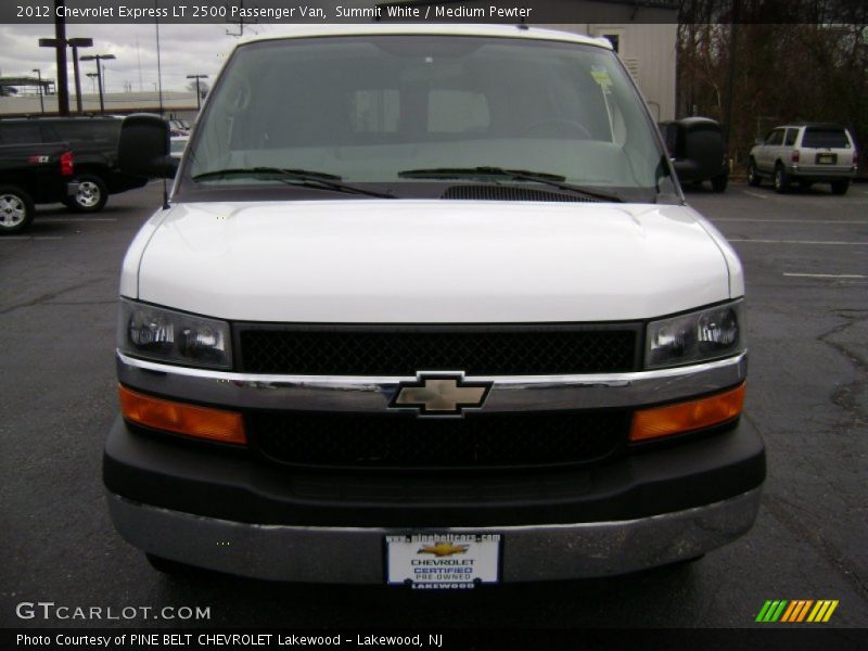 Summit White / Medium Pewter 2012 Chevrolet Express LT 2500 Passenger Van