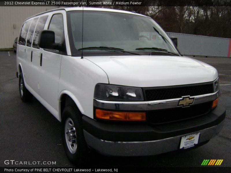 Summit White / Medium Pewter 2012 Chevrolet Express LT 2500 Passenger Van
