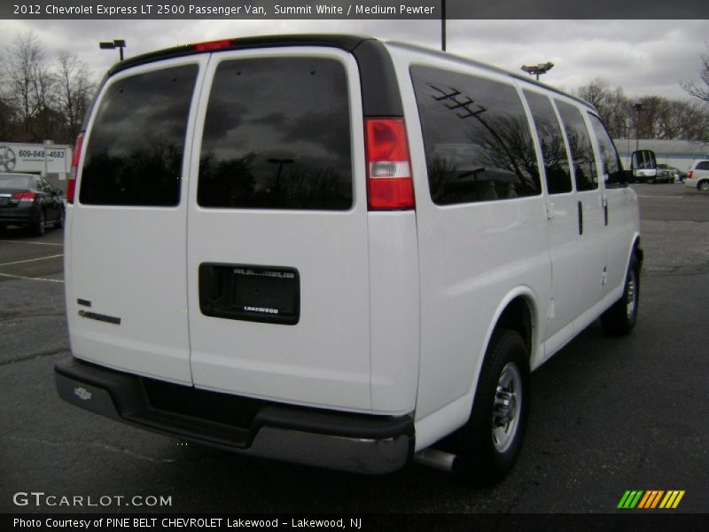 Summit White / Medium Pewter 2012 Chevrolet Express LT 2500 Passenger Van