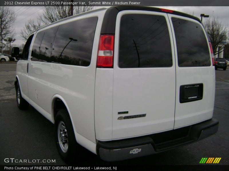 Summit White / Medium Pewter 2012 Chevrolet Express LT 2500 Passenger Van