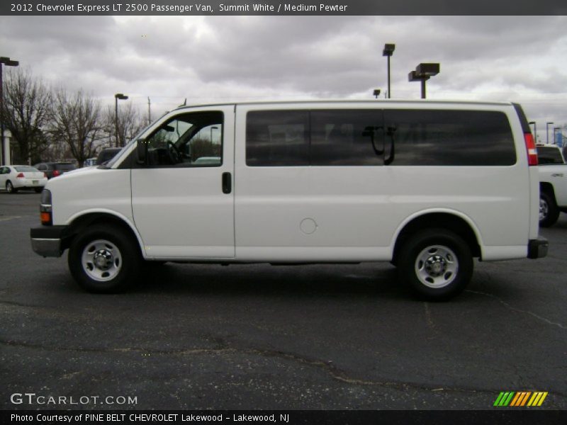 Summit White / Medium Pewter 2012 Chevrolet Express LT 2500 Passenger Van