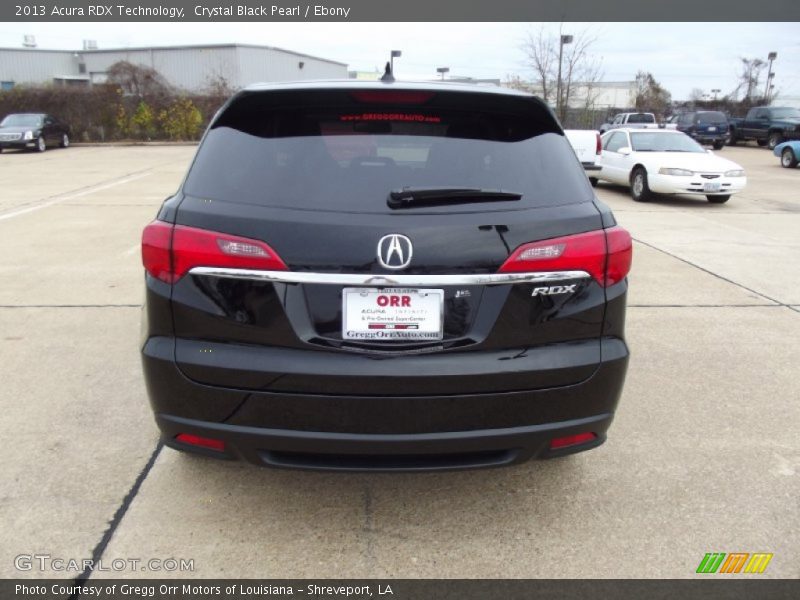 Crystal Black Pearl / Ebony 2013 Acura RDX Technology