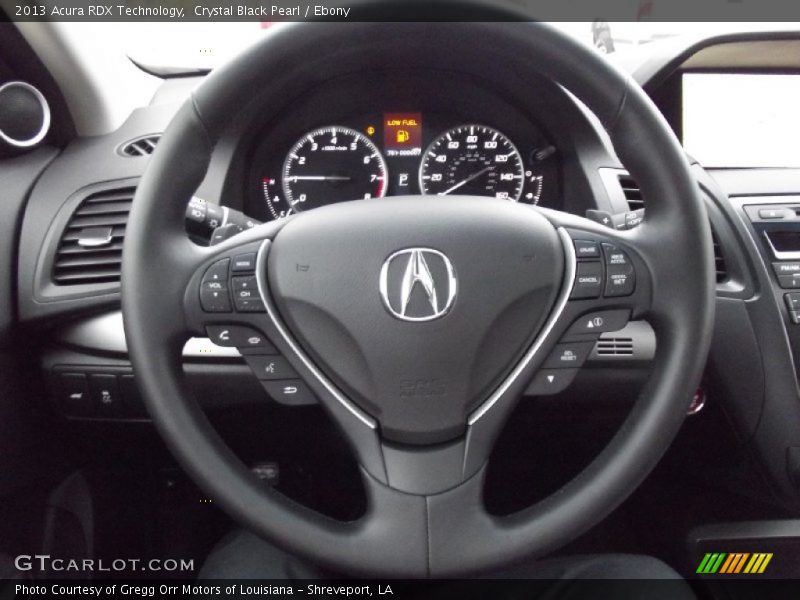 Crystal Black Pearl / Ebony 2013 Acura RDX Technology