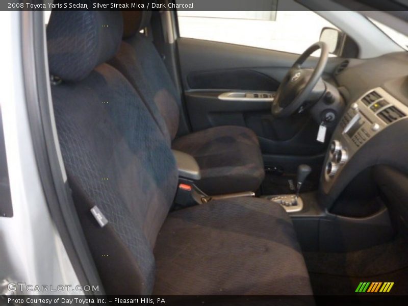Silver Streak Mica / Dark Charcoal 2008 Toyota Yaris S Sedan