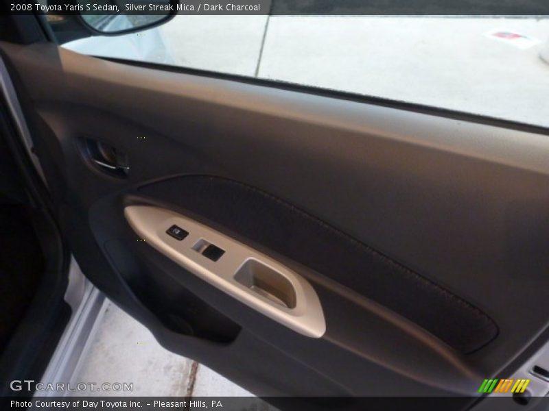 Silver Streak Mica / Dark Charcoal 2008 Toyota Yaris S Sedan
