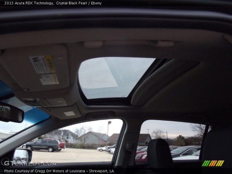 Crystal Black Pearl / Ebony 2013 Acura RDX Technology