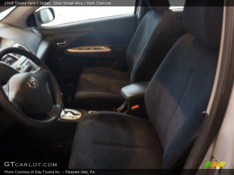 Silver Streak Mica / Dark Charcoal 2008 Toyota Yaris S Sedan