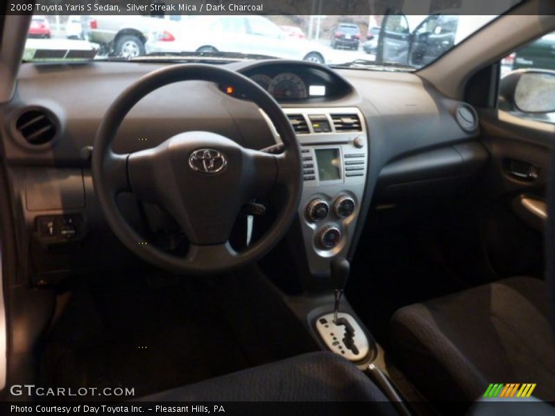 Silver Streak Mica / Dark Charcoal 2008 Toyota Yaris S Sedan