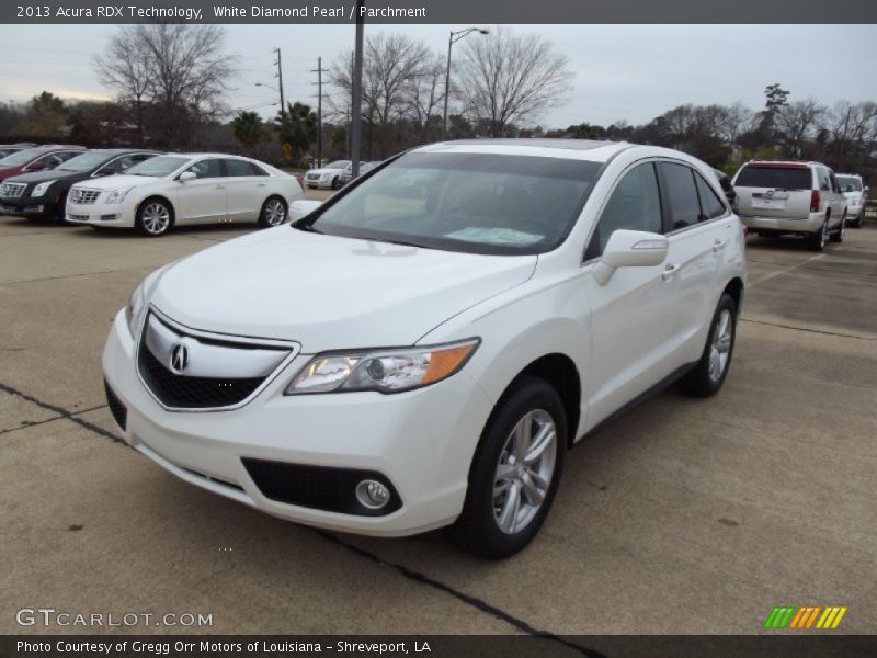 White Diamond Pearl / Parchment 2013 Acura RDX Technology