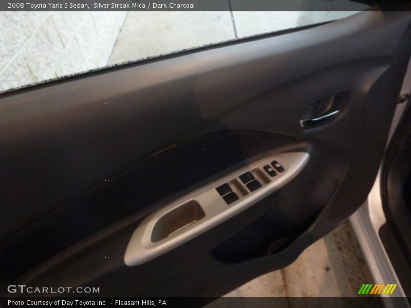 Silver Streak Mica / Dark Charcoal 2008 Toyota Yaris S Sedan