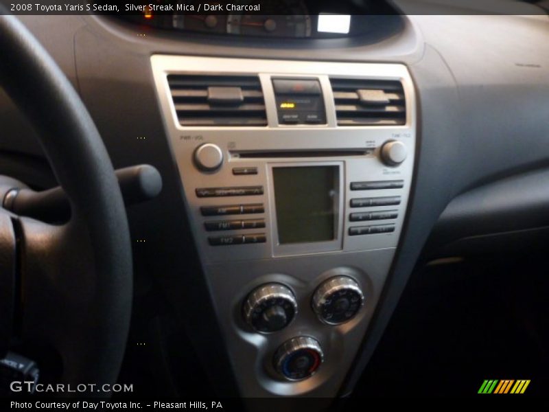 Silver Streak Mica / Dark Charcoal 2008 Toyota Yaris S Sedan